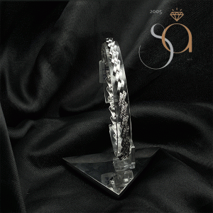 Pulso de Eslabones para Dama en Plata 925 con Rodio
