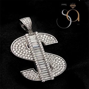 Dije Big Money en Plata 925 con Rodio
